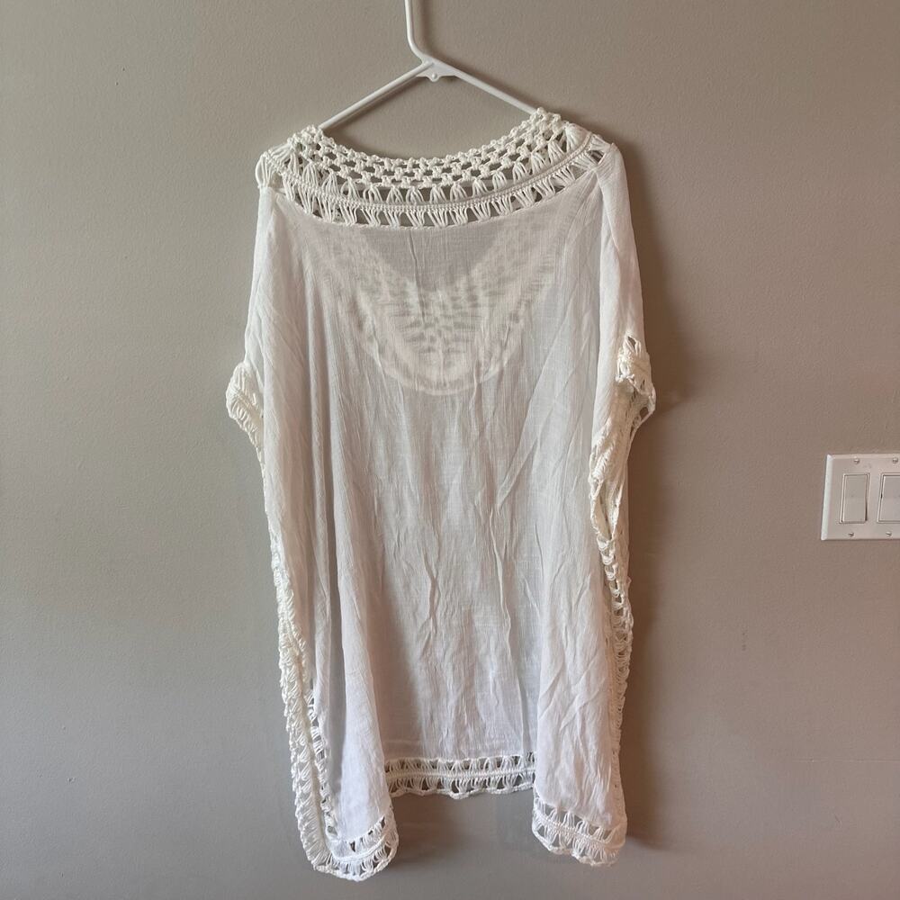 Cupshe M Oversized Swim Coverup Top Dress - Picture 4 of 4